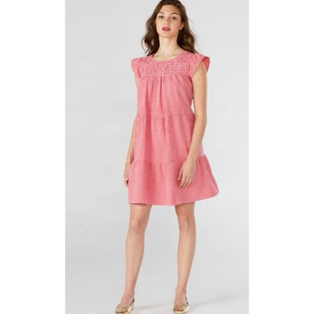 Maxwell and Geraldine The Rose Gingham Mini Dress Sz. XS